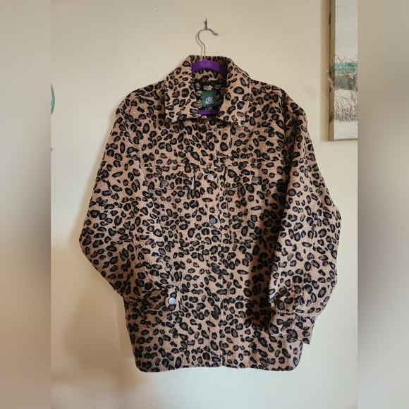 wild fable Jackets & Blazers - Wild Fable animal print shacket medium
